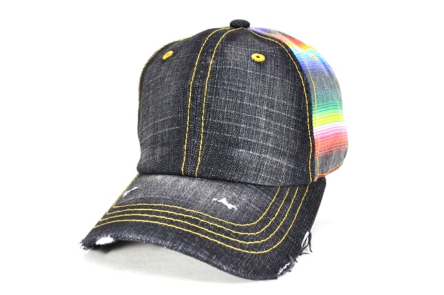 003-SERAPE BLACK DENIM